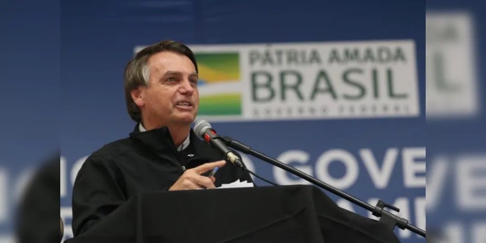 Presidente da República, Jair Messias Bolsonaro, esteve em Ponta Grossa