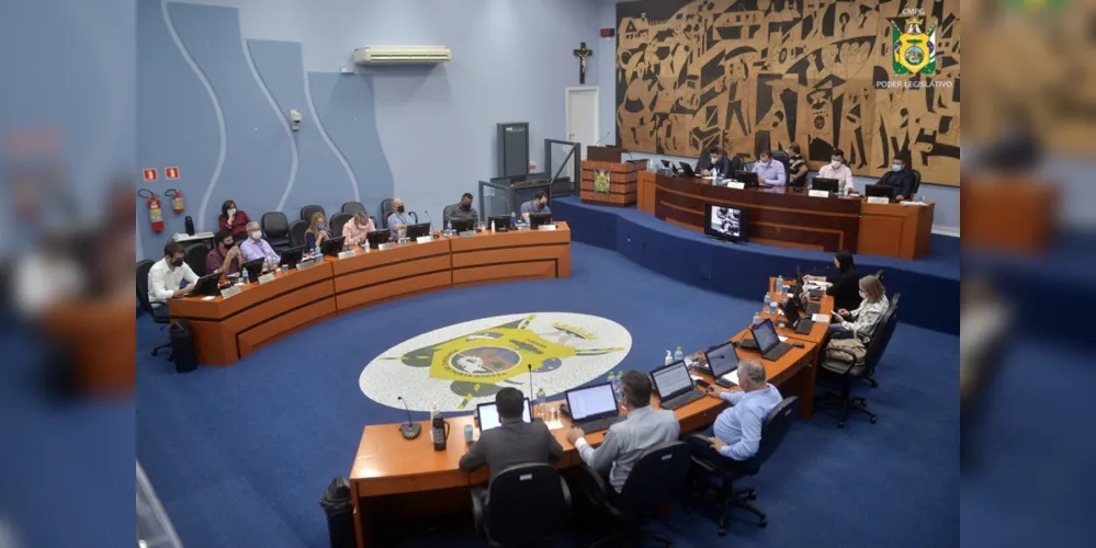 Parlamentares votaram pela CEI no Plenário da Câmara Municipal.