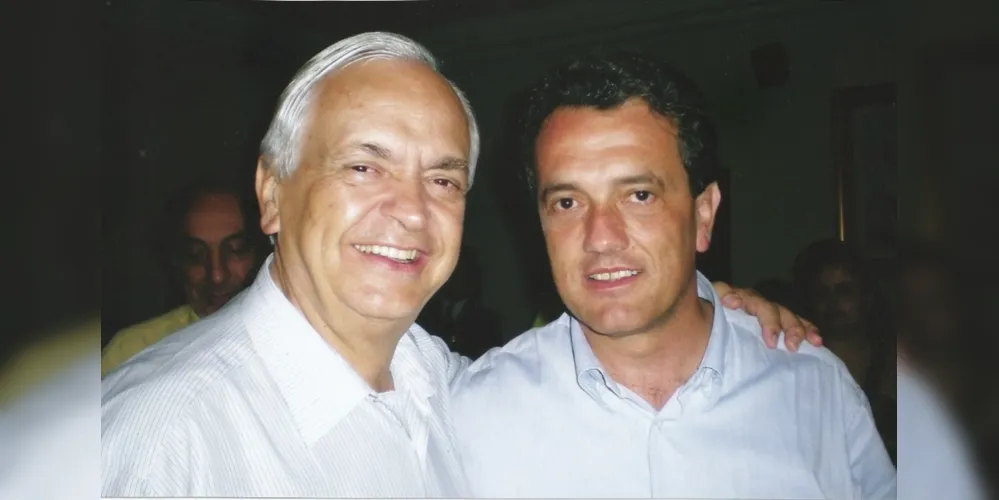 À esquerda, Pedro Wosgrau Filho, e à direita Plauto Miró Guimarães Filho (DEM).