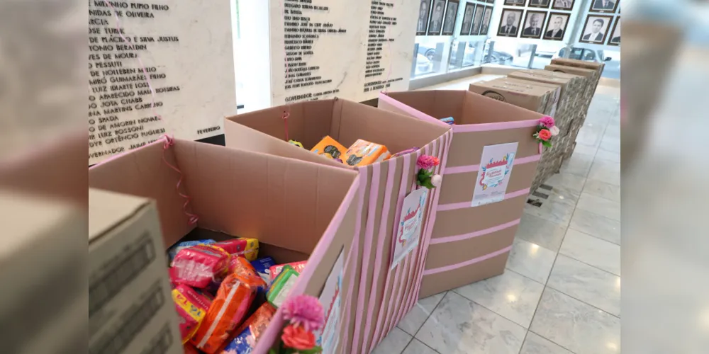 Campanha na Assembleia Legislativa arrecadou mais de 30 mil unidades de absorventes.