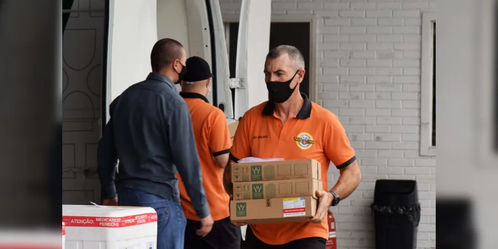 Secretaria de Estado da Saúde (Sesa) iniciou a distribuição de mais 583.660 vacinas