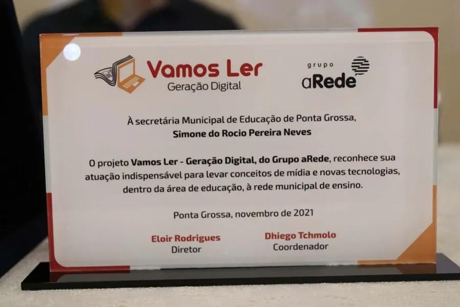 Concurso do Vamos Ler premia alunos em Ponta Grossa