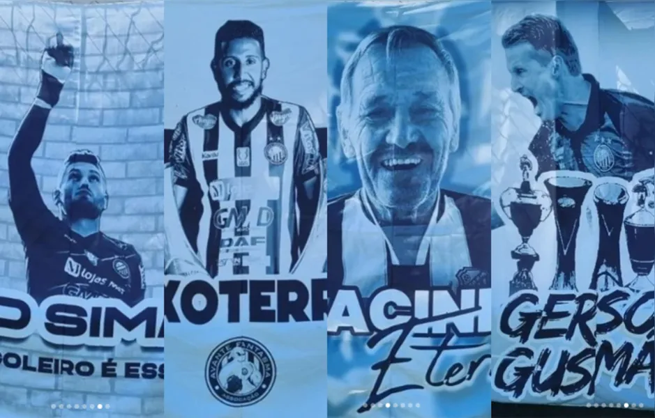 Torcida homenageia grandes nomes do Fantasma no GK