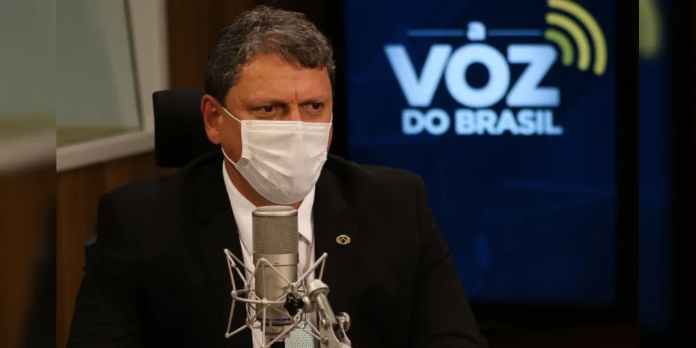 Ministro da Infraestrutura do Brasil, Tarcísio Gomes de Freitas.
