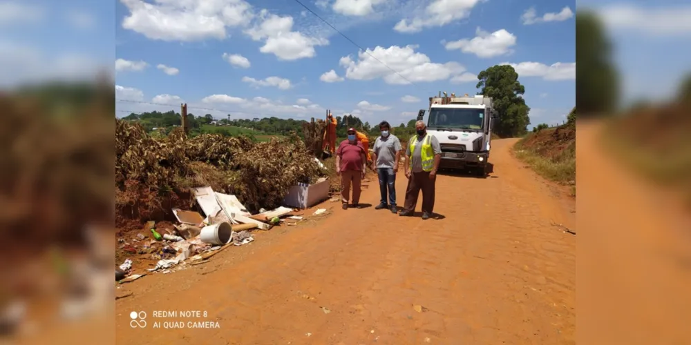 Imagem ilustrativa da imagem Prefeitura coleta 4 toneladas de resíduos na Chapada