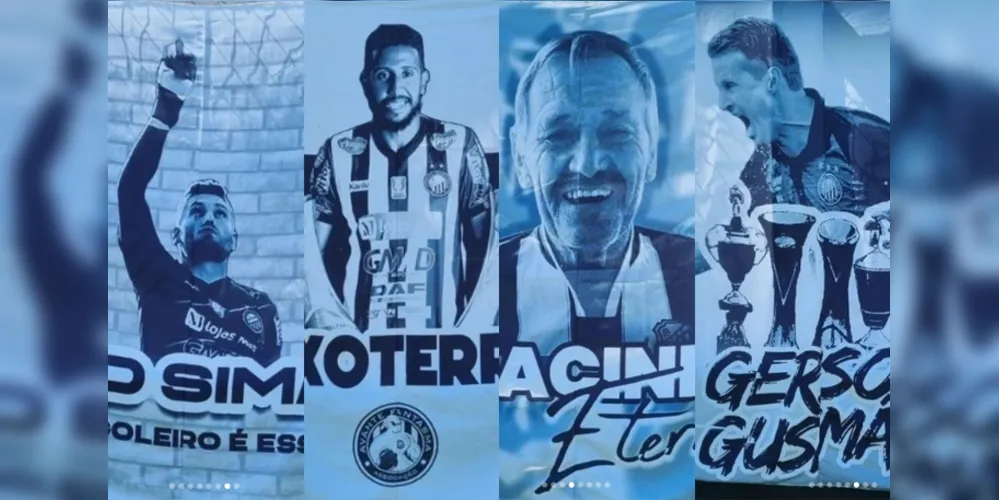 Imagem ilustrativa da imagem Torcida homenageia grandes nomes do Fantasma no GK