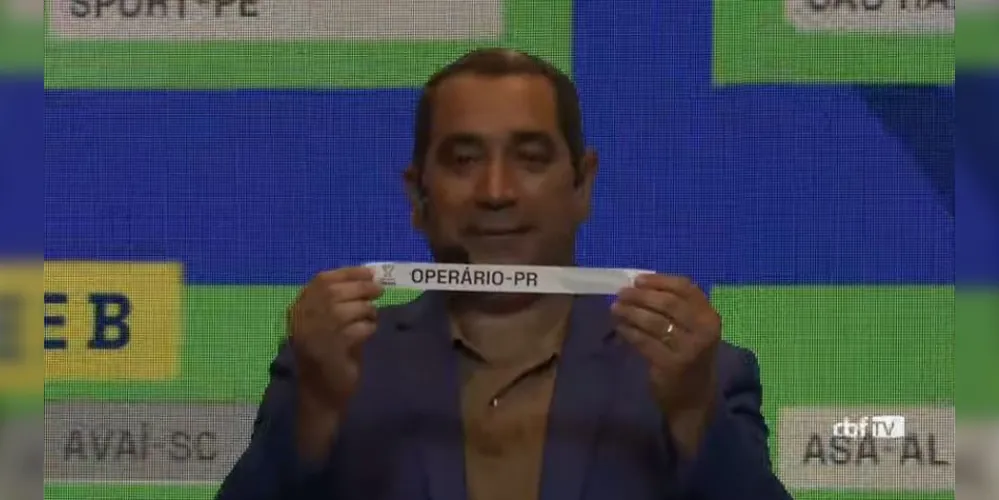EX-jogador Zinho sorteia o Operário em evento da Copa do Brasil