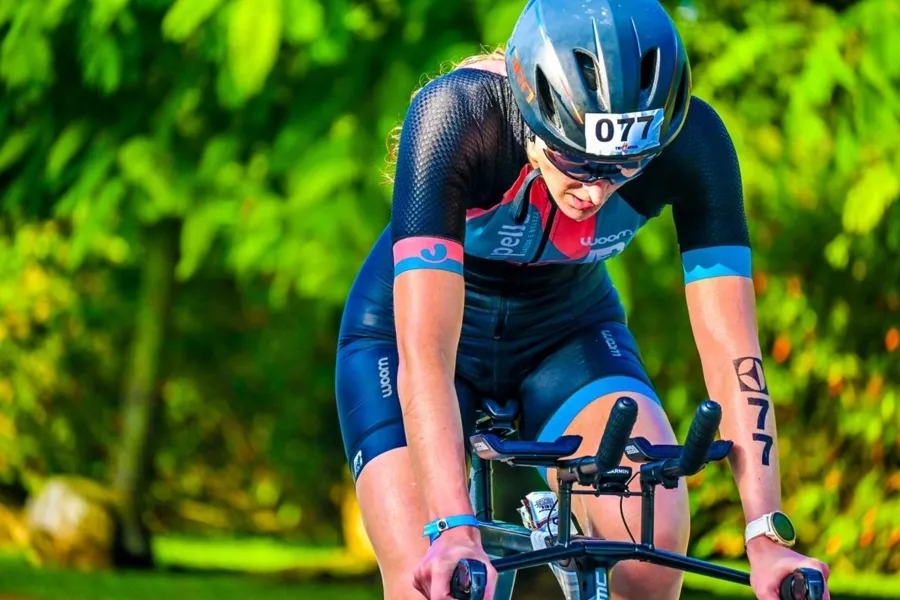 Valeska Niemeyer Bobato está no Triathlon há cerca de três anos