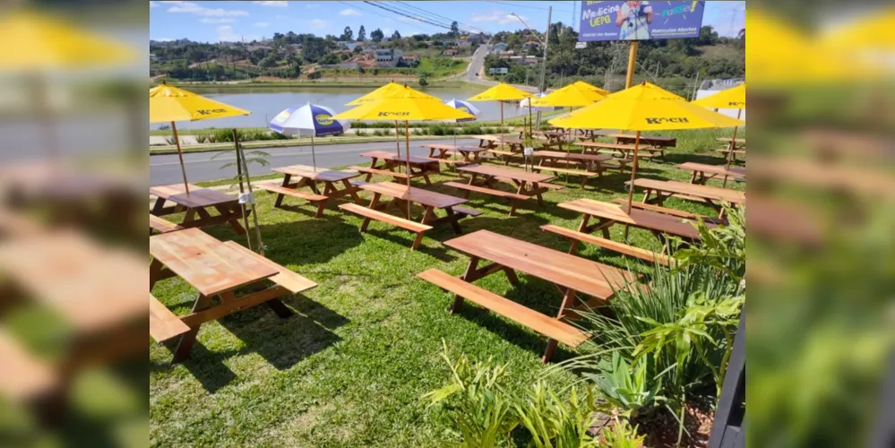Com vista frontal para o Lago de Olarias, o novo espaço terá muita música boa, chopps deliciosos e lanches artesanais