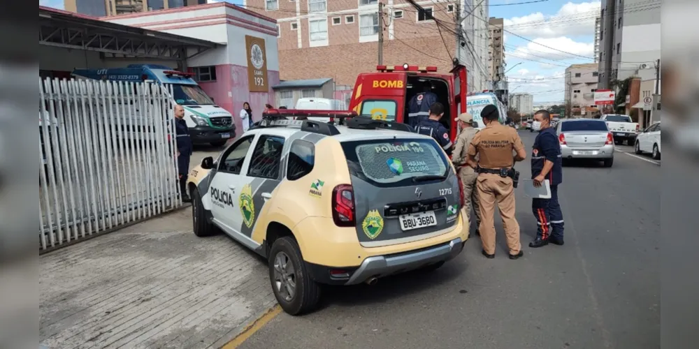 A vítima está toda machucada e será internada na UPA Santana