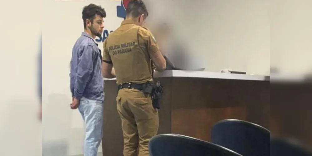 Gustavo Makuch Zentil foi preso em flagrante pela PM