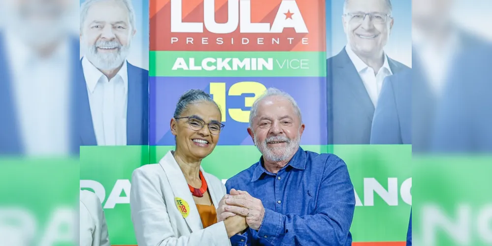Lula e Marina Silva reunidos neste domingo (11).