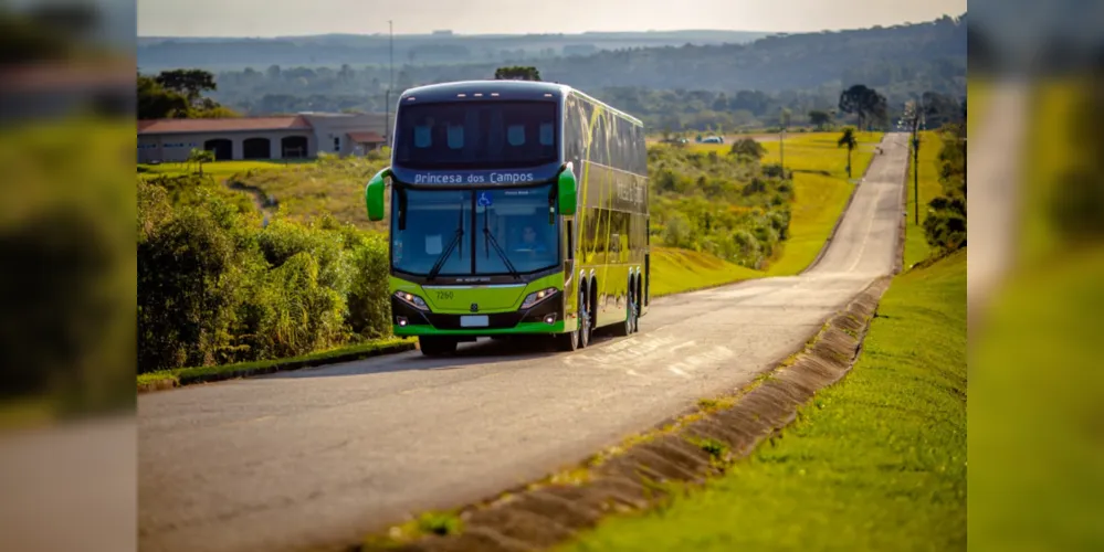 Em 2022, mais de 1,1 milhão de viajantes utilizaram os ônibus de linha da Princesa dos Campos