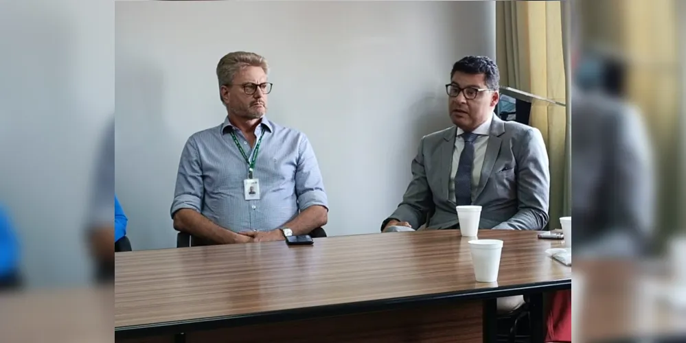 A reunião para a assinatura do aditivo do convênio aconteceu nesta quarta-feira (23).