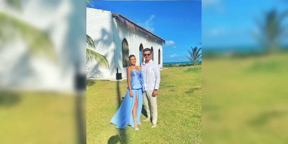 A jovem destacada Camila Valente Caldeira Bevervanço recebeu as felicitações pela troca de idade na última segunda-feira (7). No registro, Camila e seu marido Murillo Bevervanço.  Da coluna RC os votos de felicidades e sucesso.