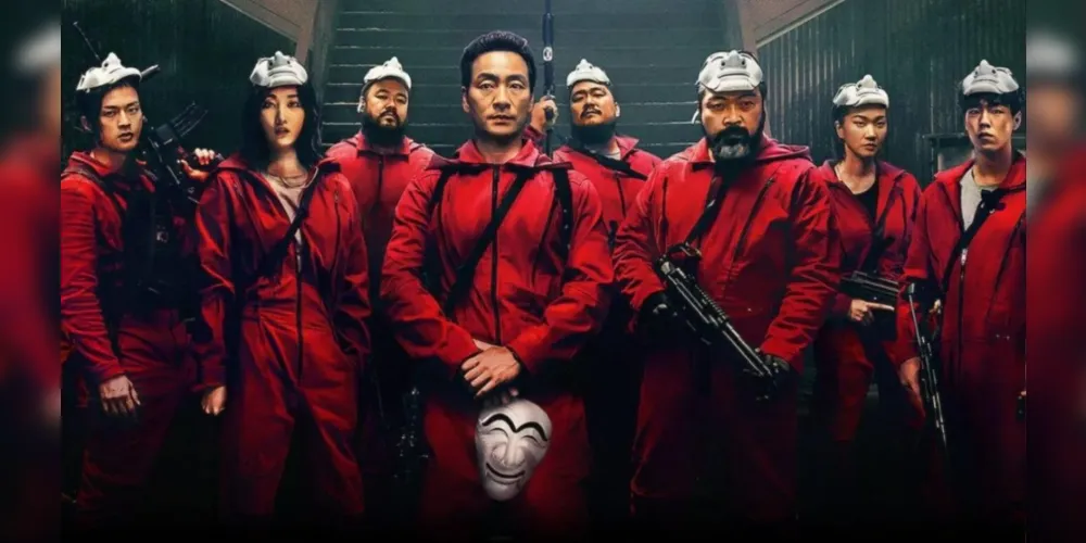 'La Casa de Papel: Coreia' mostra como o Professor reúne um grupo de ladrões desajustados para roubar a recém-estabelecida Casa de Moeda da economia unificada das Coreias.