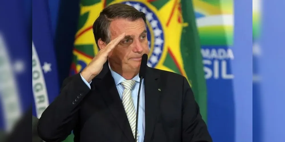O presidente Jair Bolsonaro esteve em Ponta Grossa e em Castro em novembro de 2021.