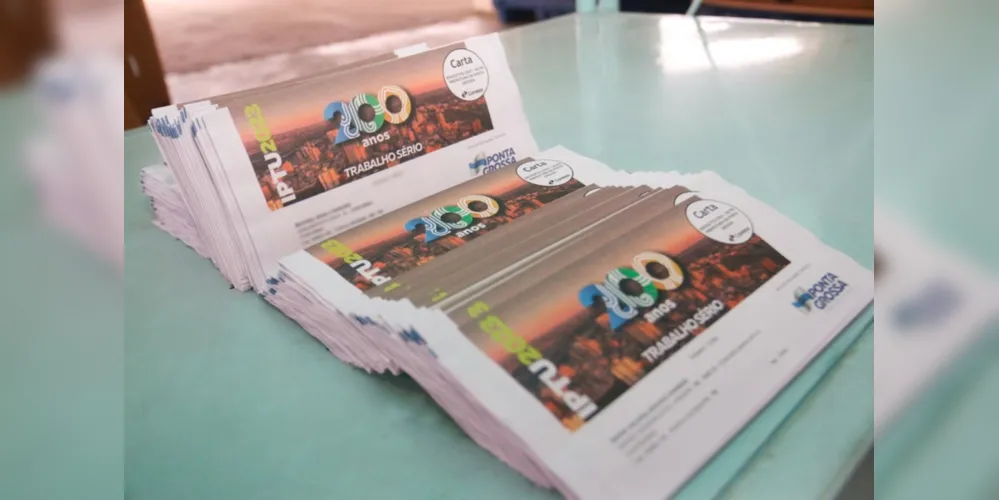 Distribuição dos boletos da Prefeitura de Ponta Grossa é iniciada pelos Correios