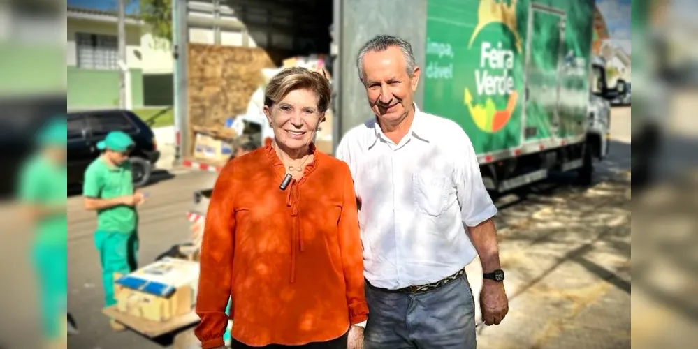 Elizabeth Schmidt e Izaltino Cordeiro, novo secretário de Agricultura