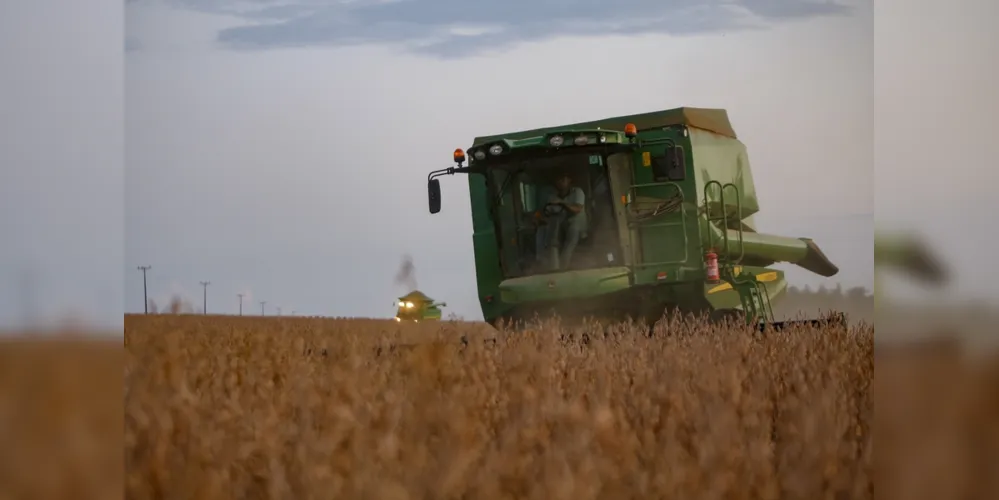 Foram colhidos 52% dos 5,8 milhões de hectares de soja plantados