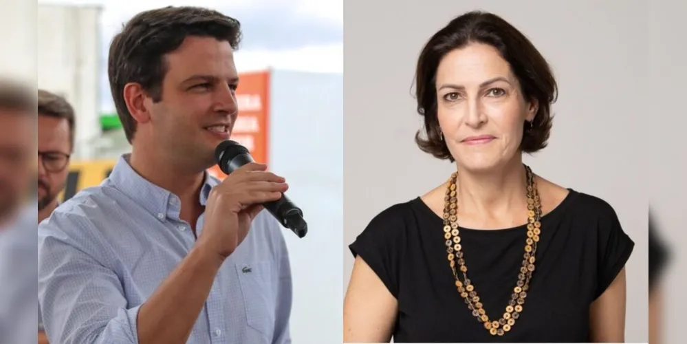 Os candidatos Eduardo Pimentel e Cristina Graeml se preparam para a disputa acirrada no segundo turno em Curitiba