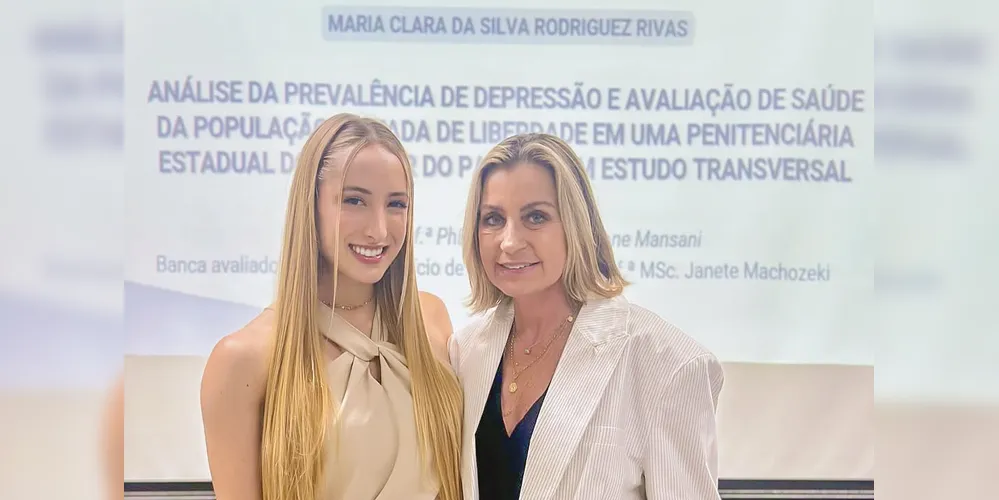 Um dos projetos foi desenvolvido por Maria Clara Rivas, com o rastreamento de sintomas de depressão dentre os detentos