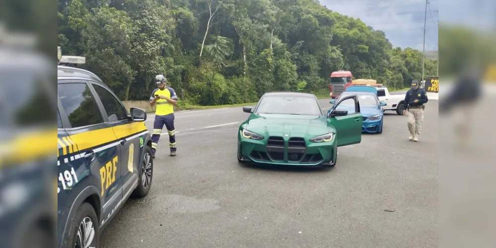 PRF conseguiu abordar os dois motoristas na unidade da PRF em Tijucas do Sul, na BR-376