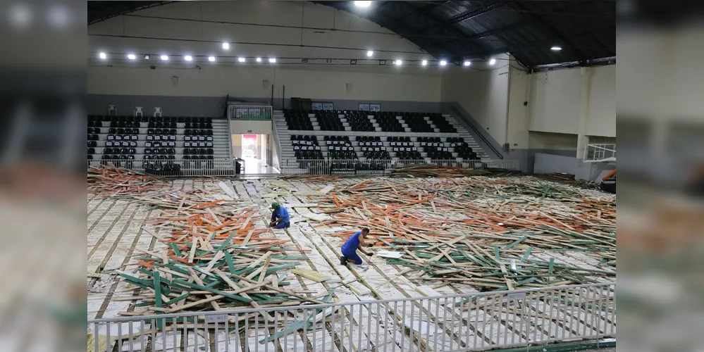 As obras começaram no último dia 14