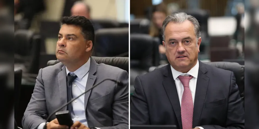 Deputado Marcelo Rangel (à esquerda) e o ex-deputado Plauto Miró Guimarães (à direita) trabalharam politicamente junto ao Governo do Estado e viabilizaram Hospital do Câncer em Ponta Grossa