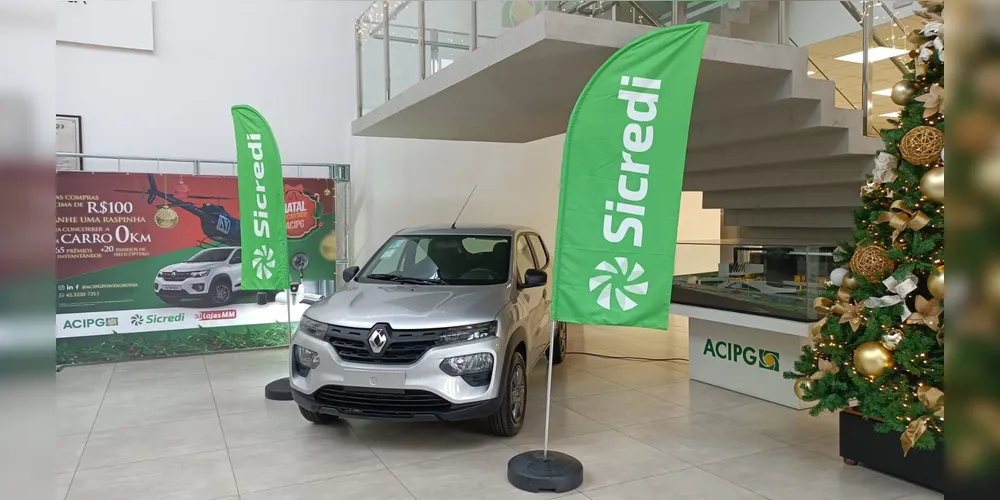 Rafaela Horst foi a ganhadora do sorteio e levará para casa um Renault Kwid zero quilômetro