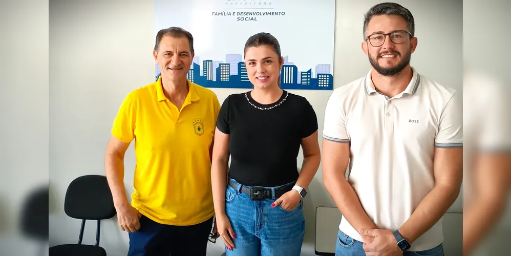 Geverson Tramontim, Camila Sanches e João Horst discutiram os projetos