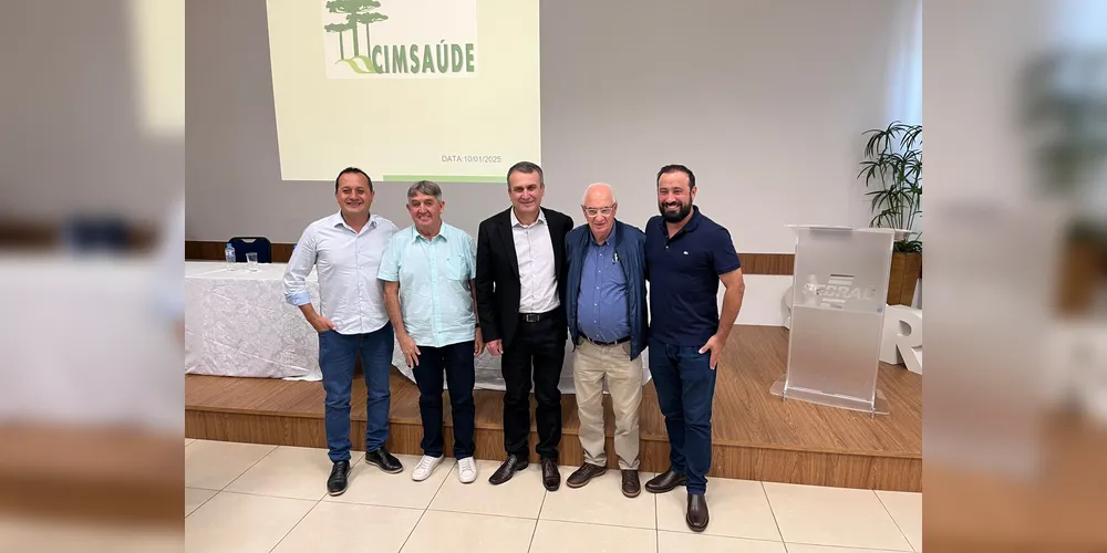 Mario Cezar (PT), Zelio Bittencourt (PL), Irani Barros (PSD), Dr. Reinaldo Cardoso (MDB) e Henrique Carneiro (PL) estiveram presentes durante a Assembleia