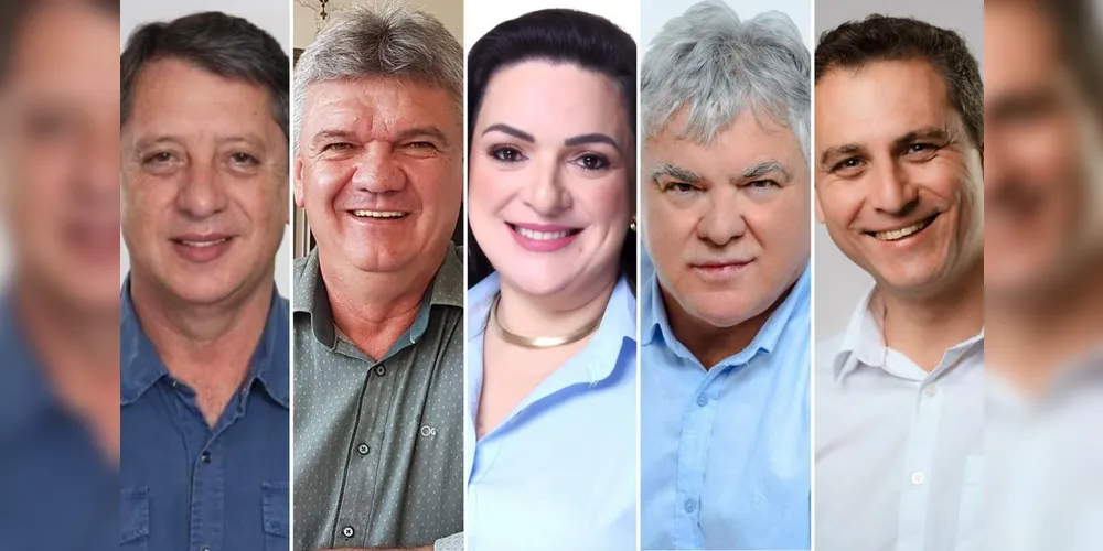 Gerson Nunes, Juca Sloboda, Elisangela Pedroso, Altamir Sanson e Douglas Modesto integram a chapa