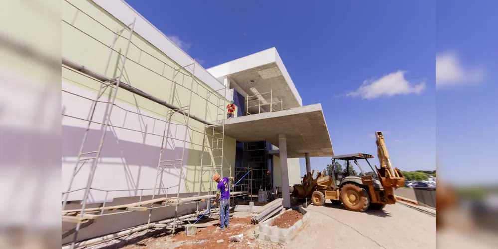 Obras do AME estão em seu estágio final de conclusão