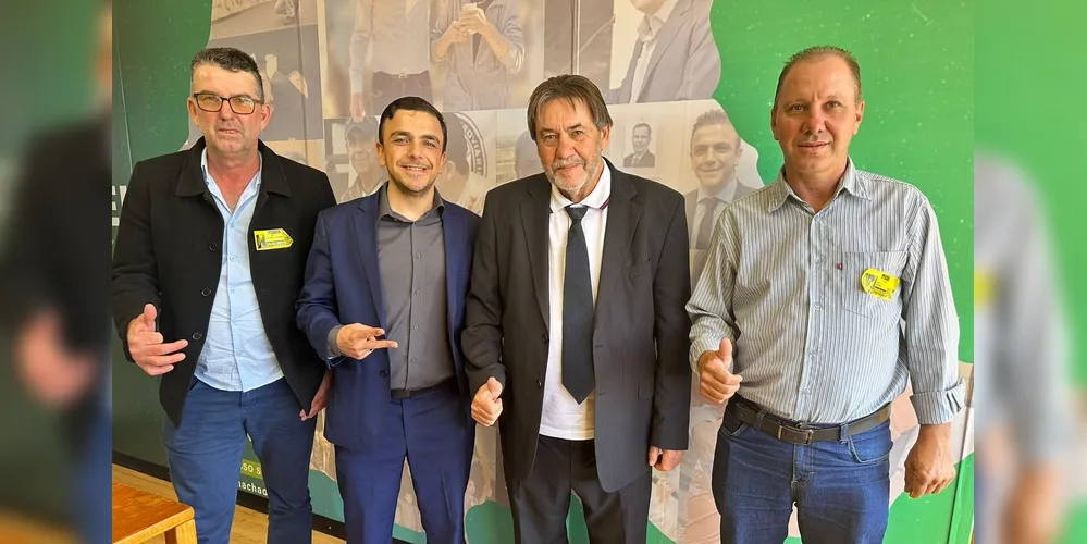 Aliel Machado esteve reunido com Ivanor Müller e demais lideranças municipais