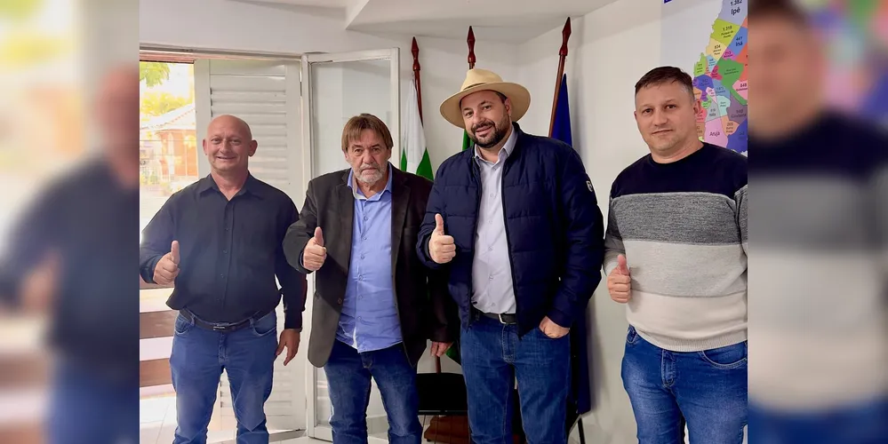 Ivanor Müller e Geraldo Mendes estiveram reunidos