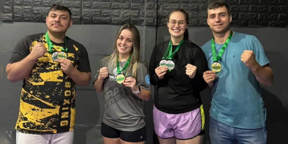 A delegação ponta-grossense se destacou com o título na categoria Low Kicks até 86kg