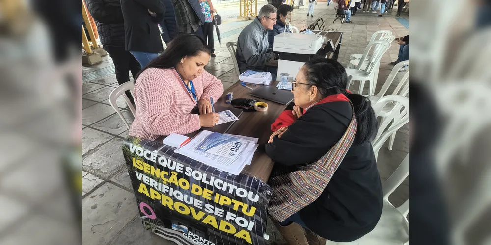 Ação para atendimento sobre o IPTU