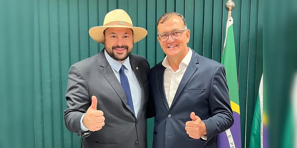 Geraldo Mendes e Rildo Leonardi estiveram reunidos