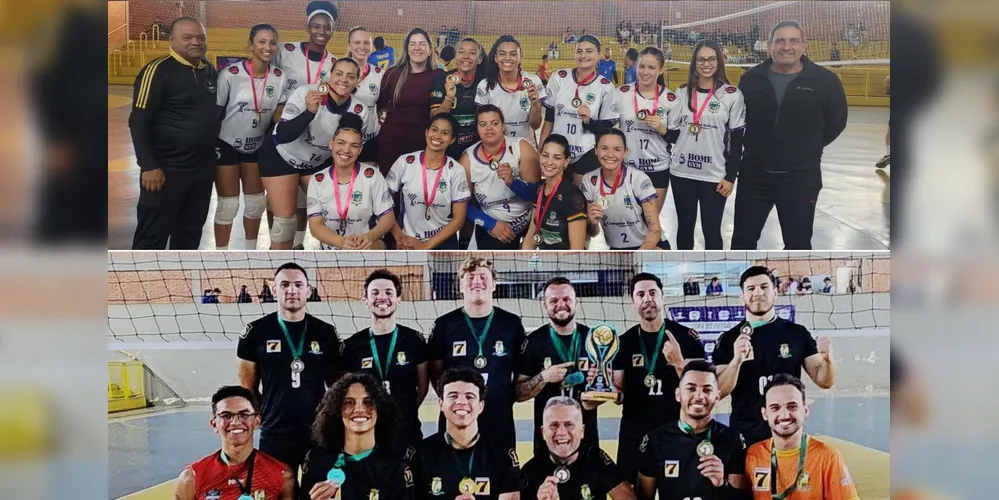 Tibagi e Palmeira conquistam a 2ª etapa do Grand Prix de Vôlei da AMCG
