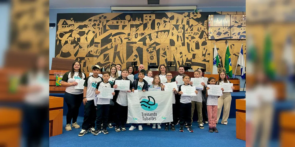 Alunos integram projeto Treinando Tubarões