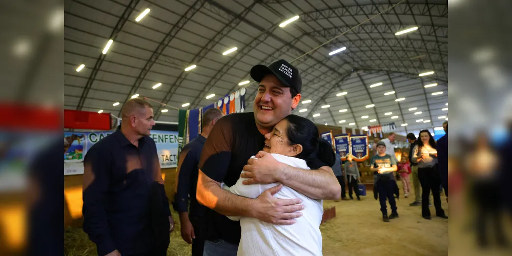 Governador Ratinho Jr. (PSD) durante a edição de 2023 da Agroleite
