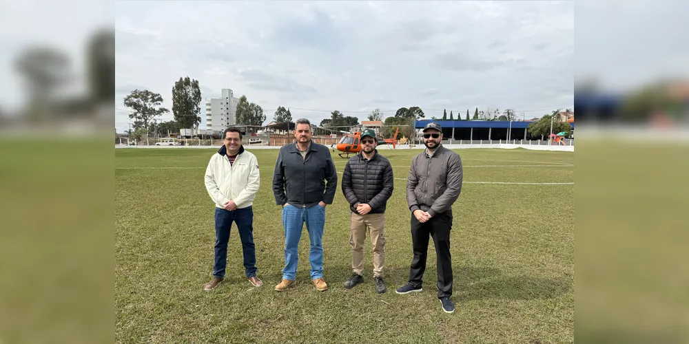 Representantes da Prefeitura sobrevoaram o parque para realizar estudos