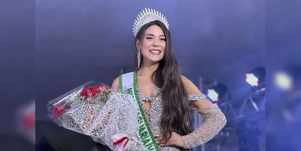 Isabella Maria foi coroada Miss Jaguariaíva 2025
