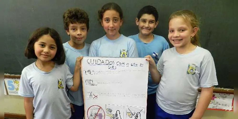 Imagem ilustrativa da imagem Explosão de gás é tema de trabalho escolar
